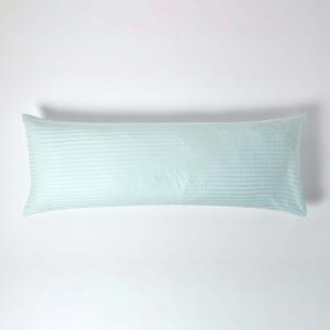 Homescapes Light Blue Egyptian Cotton Ultrasoft Body Pillowcase 330 TC