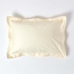 Homescapes Cream Egyptian Cotton Oxford Pillowcase 1000 TC