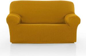 Two Seater 'Iris' Sofa Cover Elasticated Slipcover Protector, Mustard