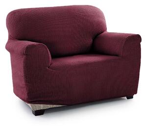 Luxury ‘Clare’ One Seater Armchair Cover Multi-Stretch Slipcover Protector, Purple