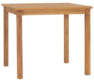 Garden Dining Table 85x85x75 cm Solid Teak Wood