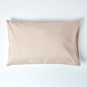 Homescapes Natural Linen Housewife Pillowcase, Standard