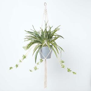 Homescapes Artificial Hanging Basket Spider Hanging Fern Plant 95 cm