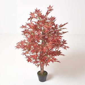 Homescapes Artificial Acer Tree Japanese Maple Tree in Pot 120 cm Tall