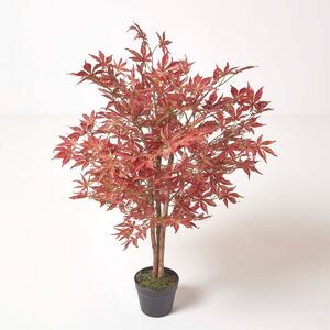 Homescapes Artificial Acer Tree Japanese Maple Tree in Pot 90 cm Tall