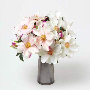 Homescapes Set of 2 Pink & Cream Artificial Magnolia Bouquets