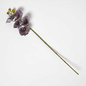 Homescapes Artificial Stem of Grey Orchid Flower, 68 cm