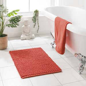 100% Recycled Pebble Bath Mat Terracotta