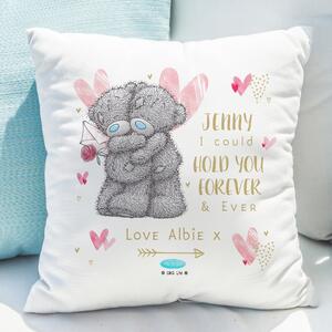 Personalised Me To You Hold You Forever Cushion White