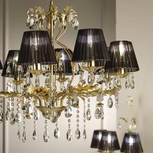 ONLI Karen chandelier eight-bulb gold/black