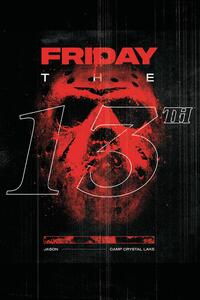 Art Poster Friday 13th - Mask, (26.7 x 40 cm)