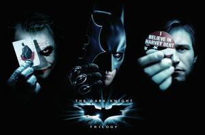 Art Poster The Dark Knight Trilogy - Trio, (40 x 26.7 cm)