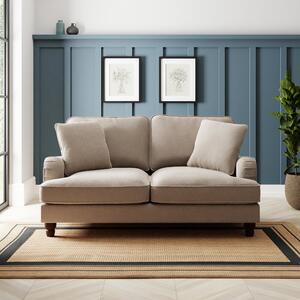 Beatrice Chunky Soft Chenille 2 Seater Sofa Chunky Soft Chenille Natural