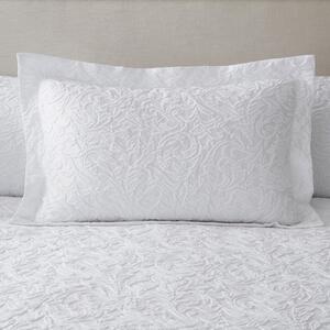 Stanton Jacquard White Oxford Pillowcase White