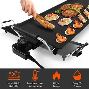 Costway XXL 90 x 23cm Electric Barbecue Teppanyaki Table Griddle