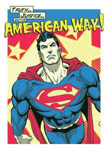 Art Poster Superman - American Way, (26.7 x 40 cm)