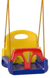 Outsunny 3 in 1 Detachable Kids Swing Seat with Seatbelt, Adjustable Rope for Indoor, Outdoor, Dark Blue