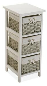 Multipurpose Chest of Drawers Versa Pompei 29 x 62 x 25 cm White