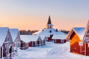 Photography Santa Claus village in Rovaniemi, Finland, maydays