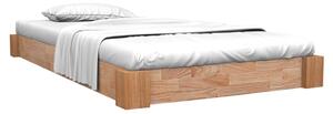 Bed Frame without Mattress Solid Oak Wood 160x200 cm