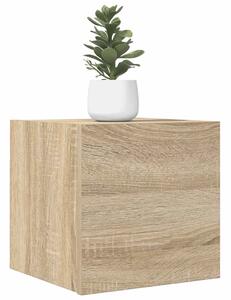 Wall Mounted TV Cabinet Sonoma Oak 30.5x30x30 cm