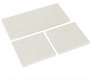 Outsunny Outdoor Seat Cushion Pads for Rattan Furniture, 3 PCs Garden Furniture Cushions, Cream White