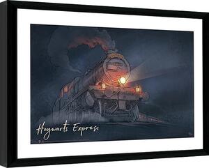 Framed poster Harry Potter - Hogwarts Express