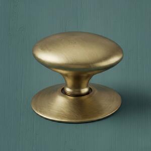 Provence Antique Brass Mushroom Cabinet Knob