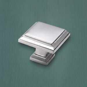 Art Deco Square Kitchen Cabinet Knob