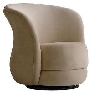 Mandona, Chair, Light Neutral - Andrew Martin Velvet