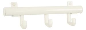 V-Part Coat Rack with 3 Hooks Techno 3 White