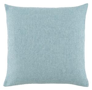 Barkweave Square Cushion Blue