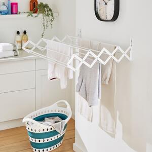 Utility 7kg Wall Mounted Clothes Airer White