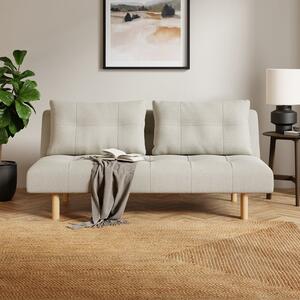 Lottie Boucle Two Tone Clic Clac Double Sofa Bed