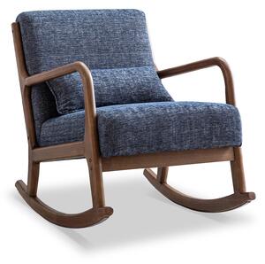 Khali Mid Century Padded Rocking Chair for Living Room | Roseland