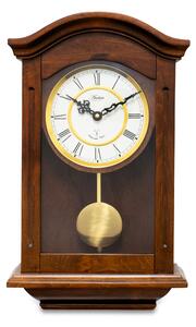 Acctim Thorncroft Pendulum Wall Clock Dark Brown