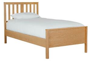 Reston Wooden Single Bed In Oak Natural