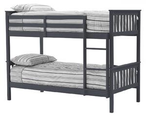 Sarnia Wooden Children Bunk Bed In Grey