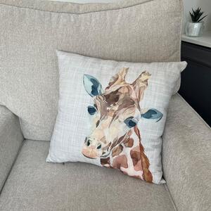 Daro Giraffe Square Cushion Grey