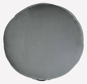 Daro Plush Round Floor Cushion Grey