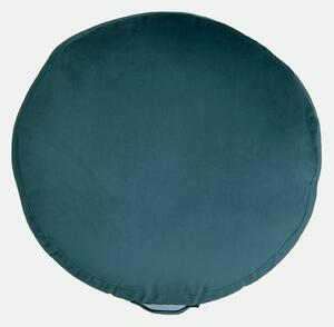 Daro Plush Round Floor Cushion Teal (Blue)