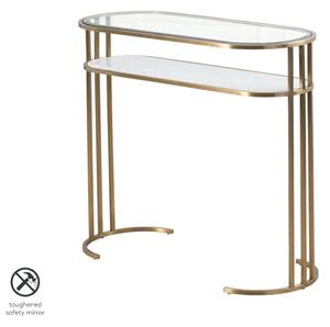 Aria Console Table Brass