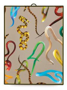 Toiletpaper Mirror - / Snakes - Medium H 30 cm by Seletti Multicoloured