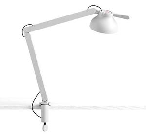 PC Architect lamp - / Clamp base - Double arm by Hay Grey