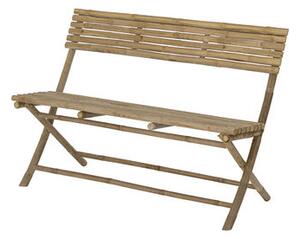 Sole Folding bench - / Bamboo - L 120 cm by Bloomingville Beige/Natural wood
