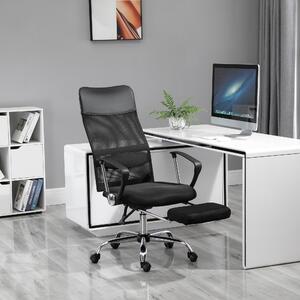 Vinsetto High Back Mesh Executive Office Chair Ergonomic Computer Desk Napping Seat, Height Adjustable, Swivel with Footrest and Lumbar Support