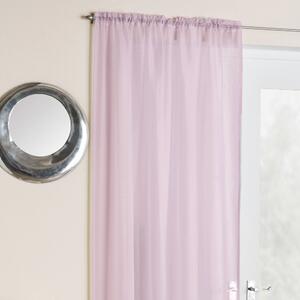 Crystal Ready Made Rod Pocket Voile Panel Heather