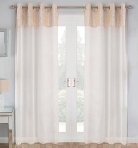 Liberty Ready Made Eyelet Voile Panel Natural