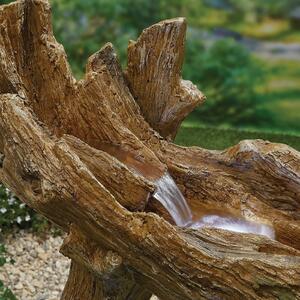 Stylish Fountain Knotted Willow Falls Water Feature with LEDs