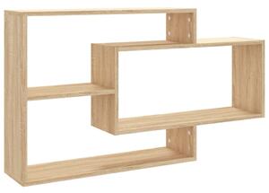 Wall Shelf Sonoma Oak 104x20x58.5 cm Engineered Wood